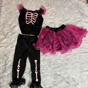 Skeleton Princess Scary/Cute Costume 